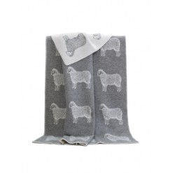 Sheep Soft Grey Blanket